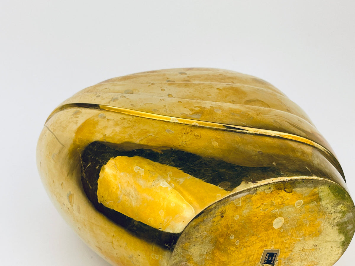 Product image for 'vintage art deco revival brass vase indoor planter attractive aged metal patina' (view 83aa08)
