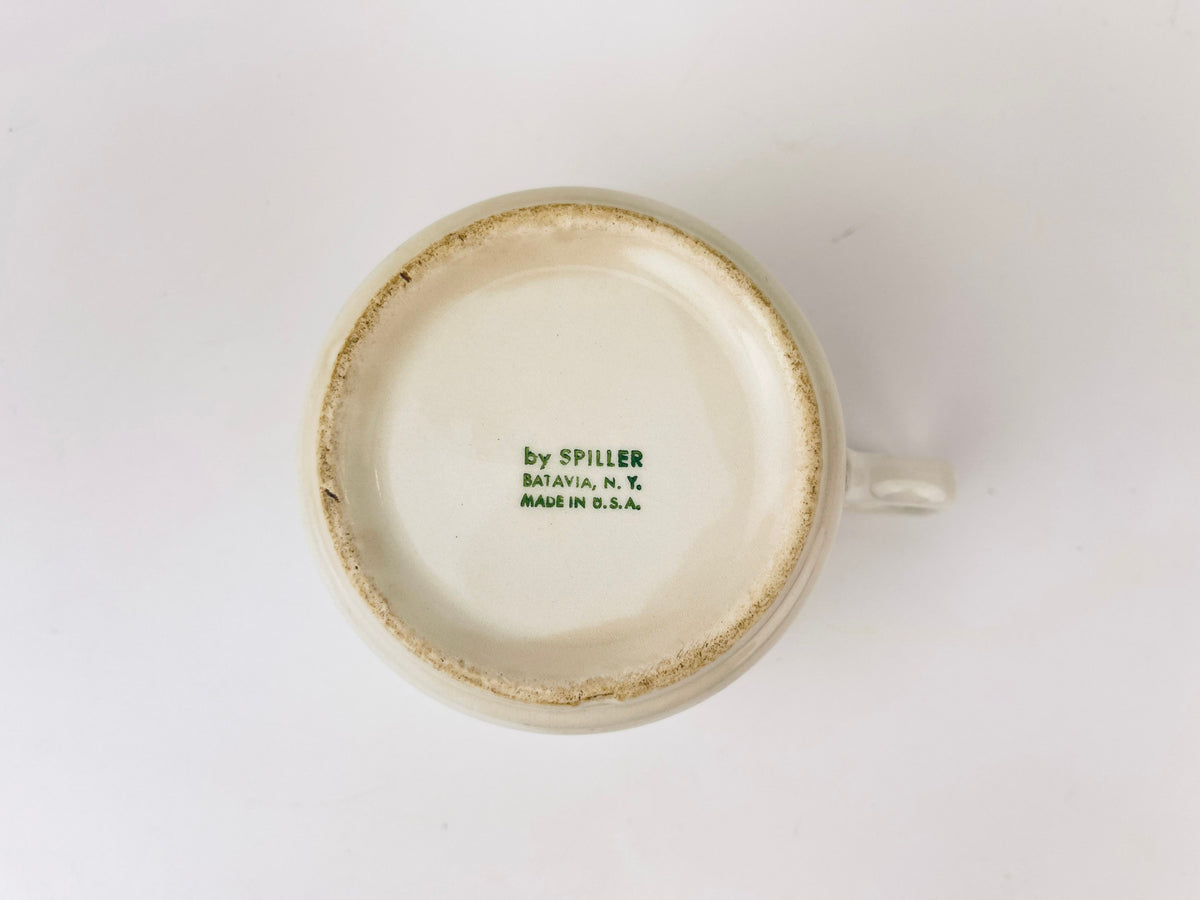 Product image for 'vintage rx spiller ceramic shaving cup mug mentholated 40 year club made in usa batavia ny' (view a3cd8d)