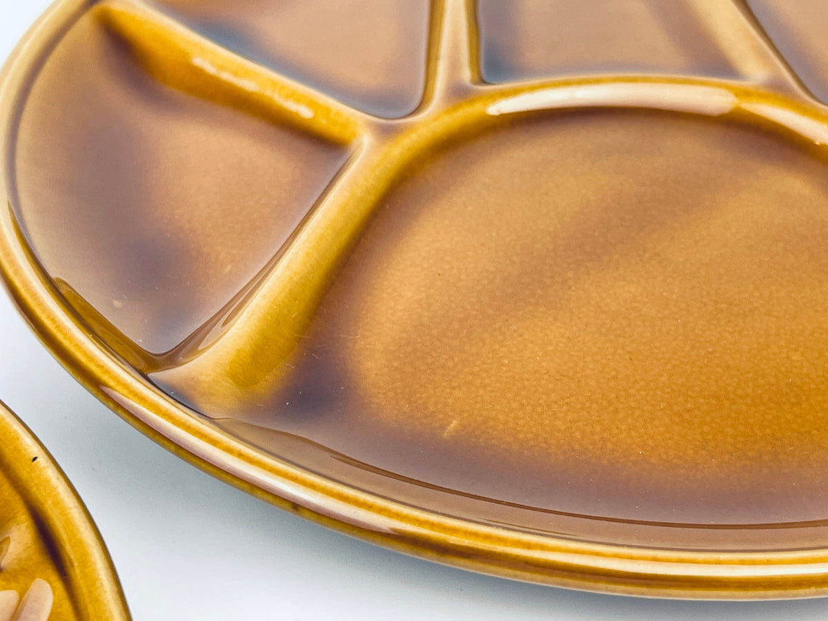 Product image for 'vintage niderville france glazed ceramic 8 5 fondue sushi plates set of two 2 made in france colour sets sold separately' (view f62875)