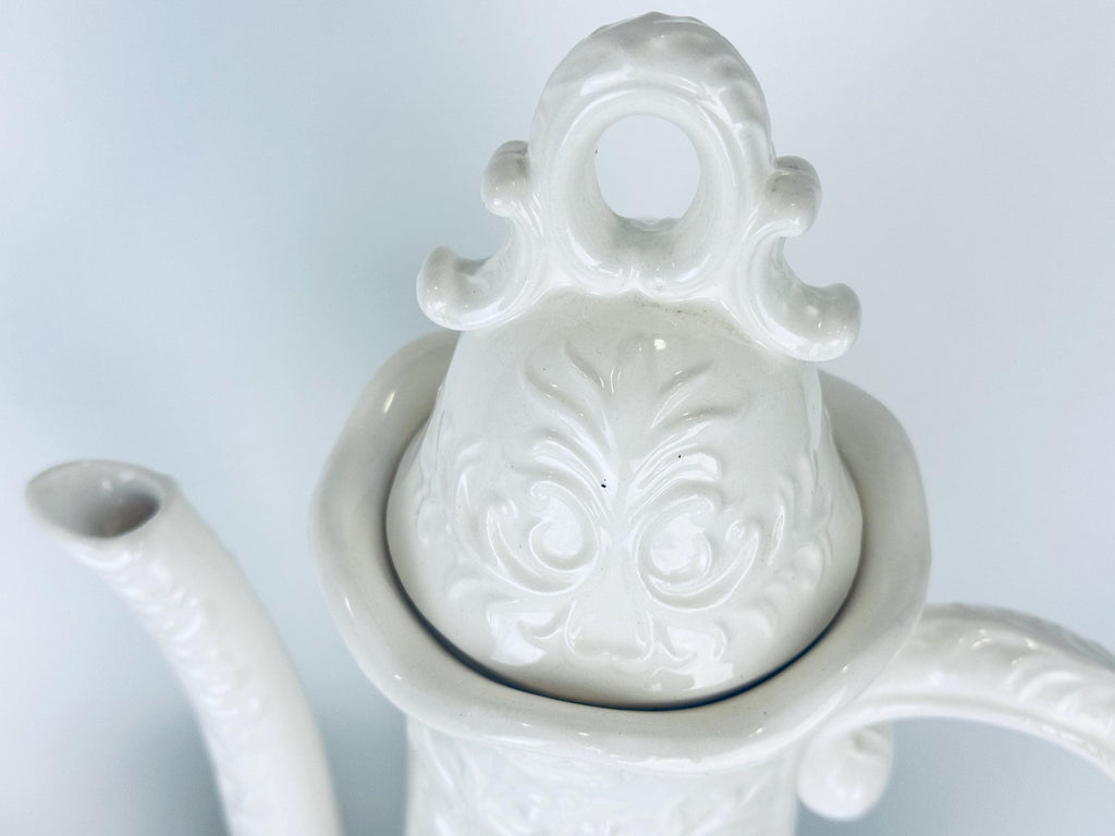 Product image for 'vintage french white provincial coffee teapot service set pieces sold separately made in japan by napcoware' (view 238673)
