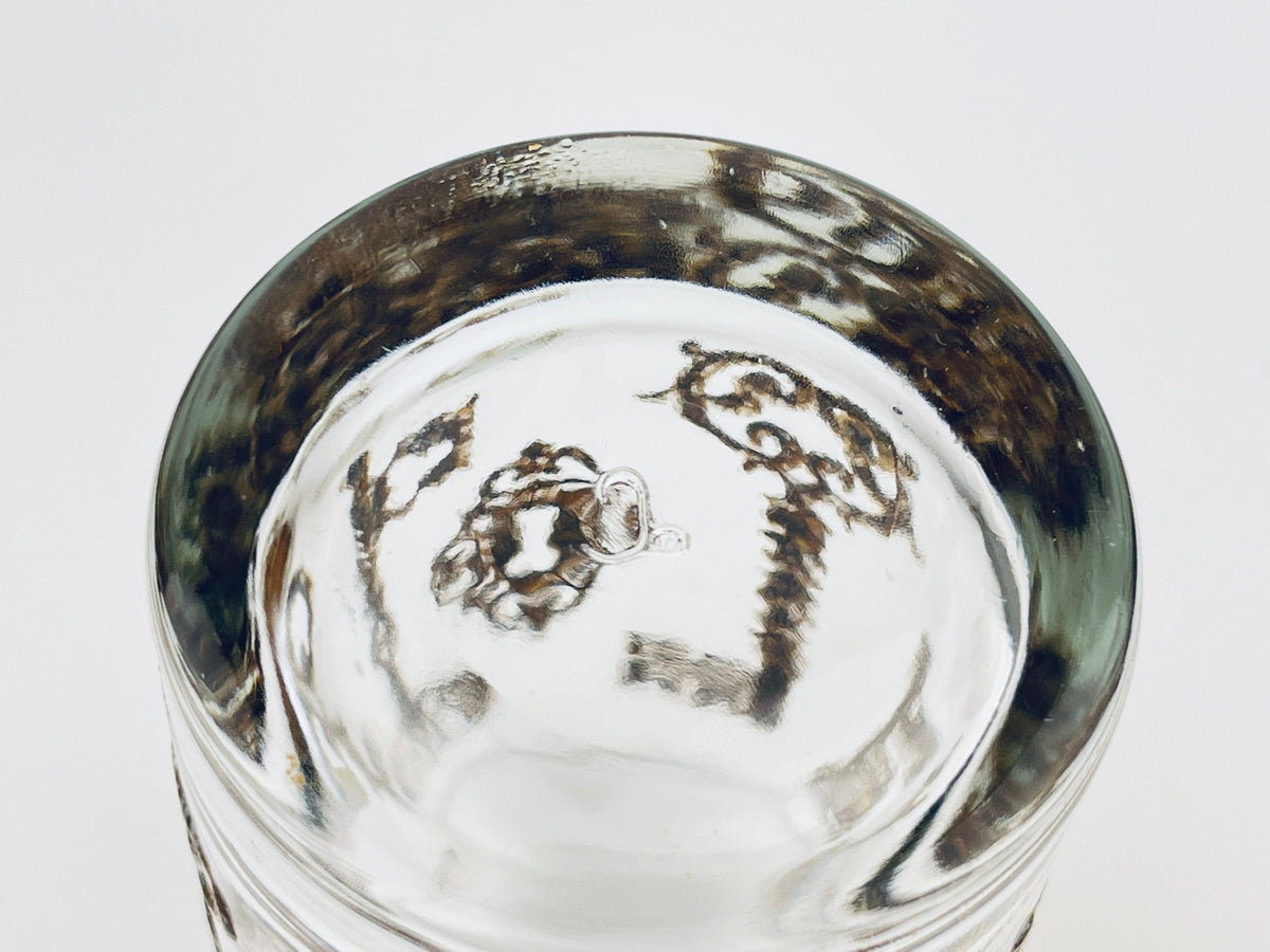 Product image for 'vintage libbey golden embossed skeleton key glasses set of four 4' (view 873faf)