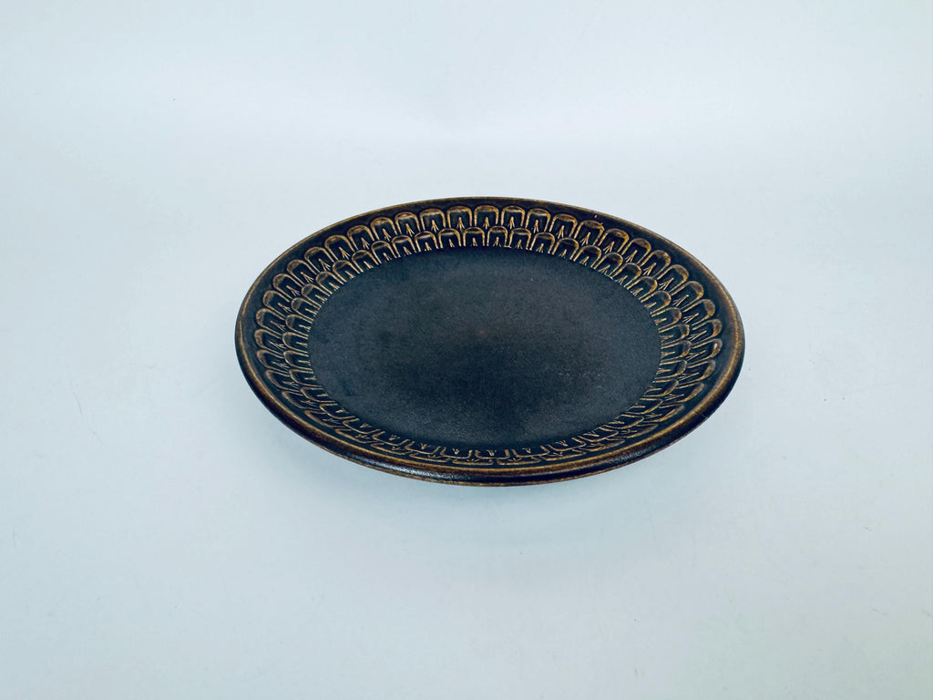 Product image for 'vintage brown pennine pattern wedgwood english plate saucer bowl replacement made in england sold separately' (view e61254)