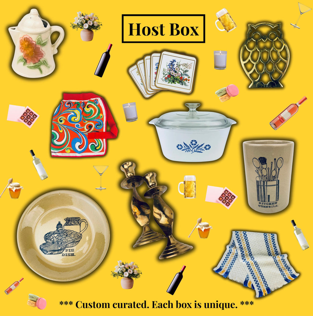 Product image for 'vintage curated mystery gift box wedding housewarming mothers fathers day baby shower valentines day anniversary gift' (view 6bbf2e)