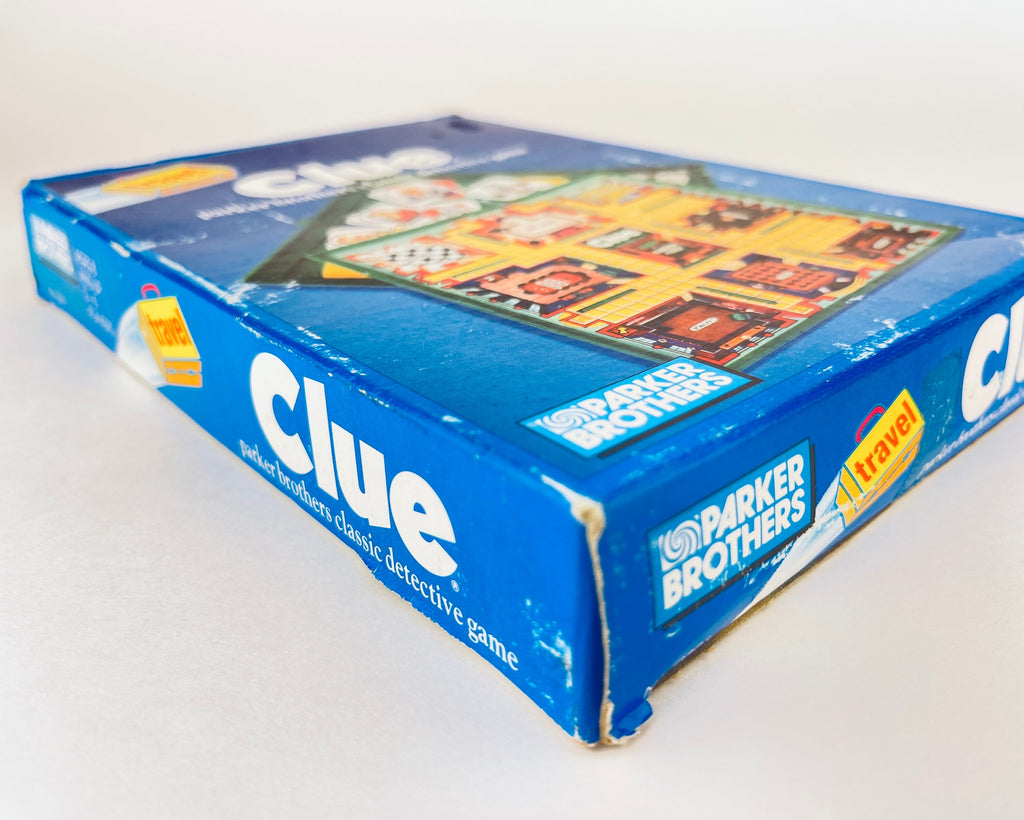 Product image for 'vintage clue travel car game parker brothers classic detective game' (view 210693)