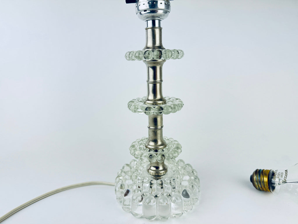 Product image for 'antique clear glass boopie hobnail design table lamp light' (view ab9e19)