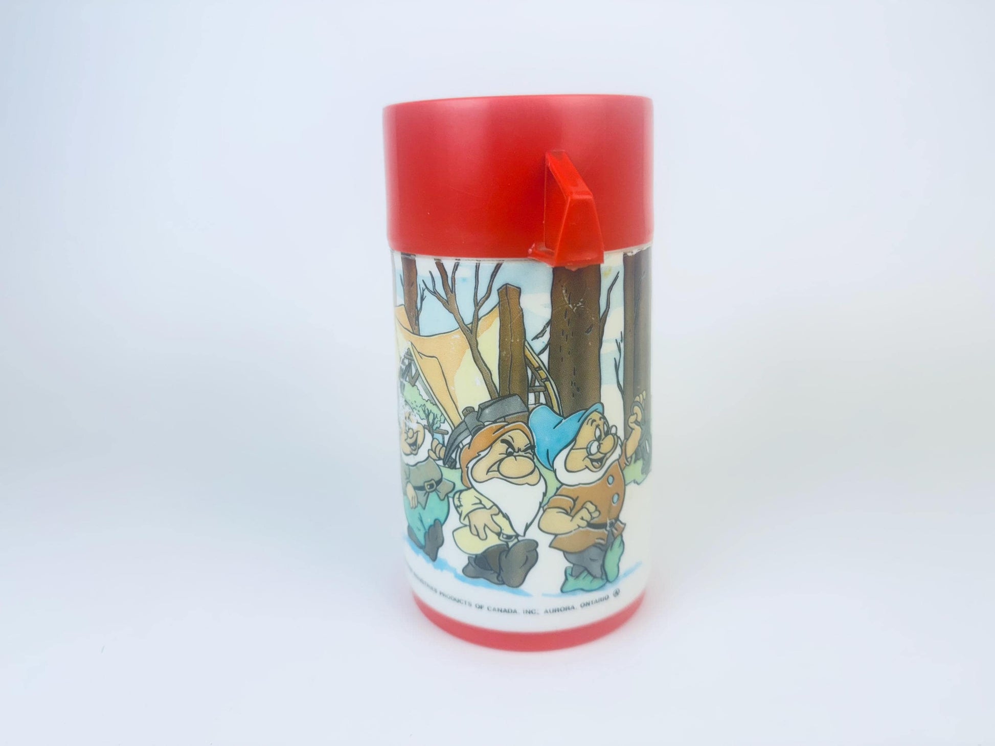 Product image for 'vintage snow white and the seven dwarfs aladdin thermos bottle keeps hot keeps cold made in canada' (view bf1ffe)