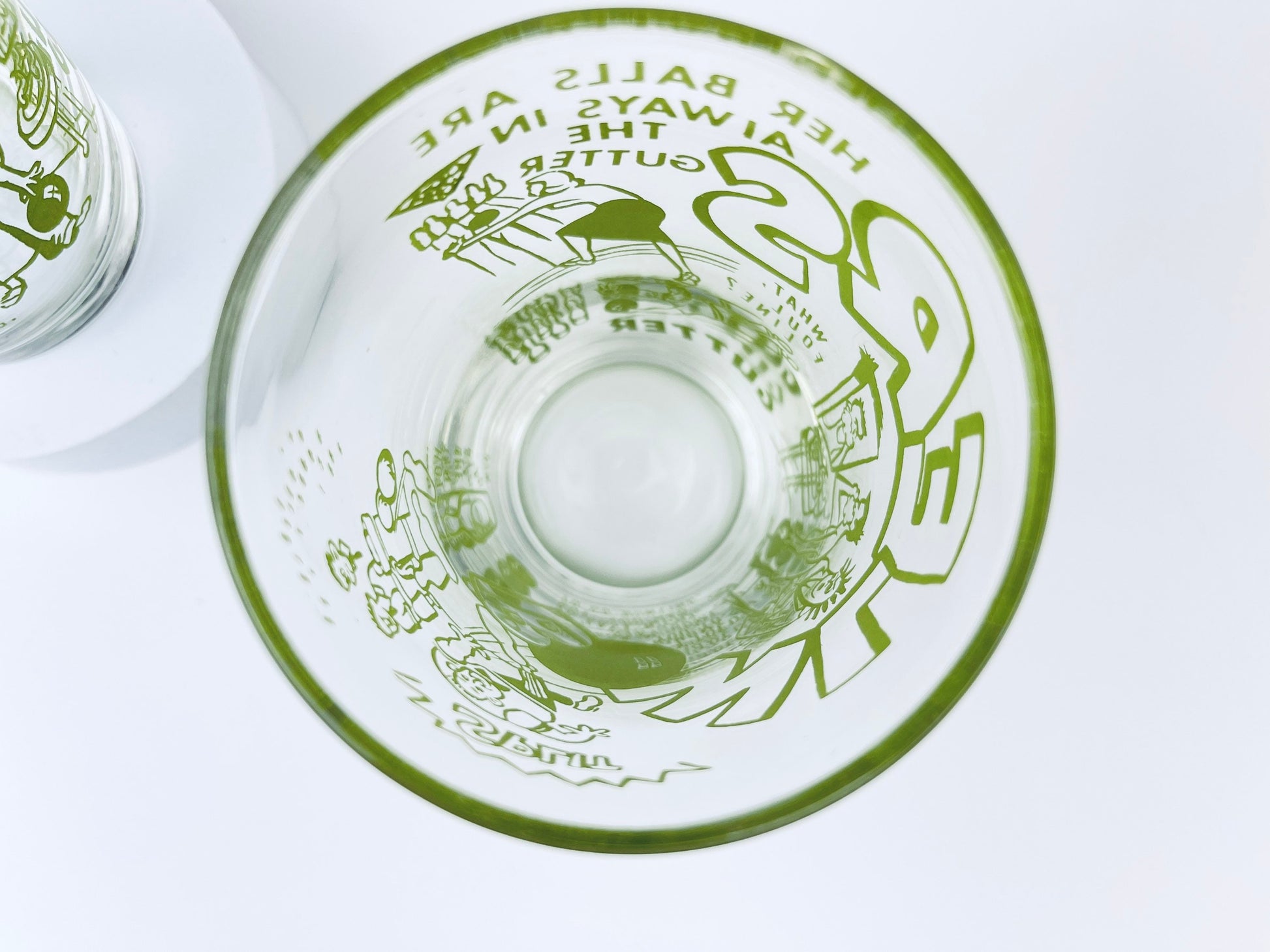 Product image for 'vintage bowling federal glasses set of two 2 bowler gift' (view 2df2b8)