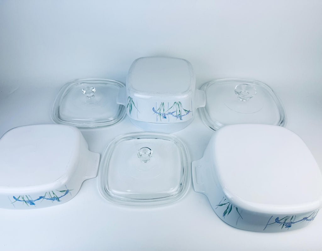 Product image for 'vintage shadow iris corning ware casserole dish made in canada sold separately' (view de5e48)