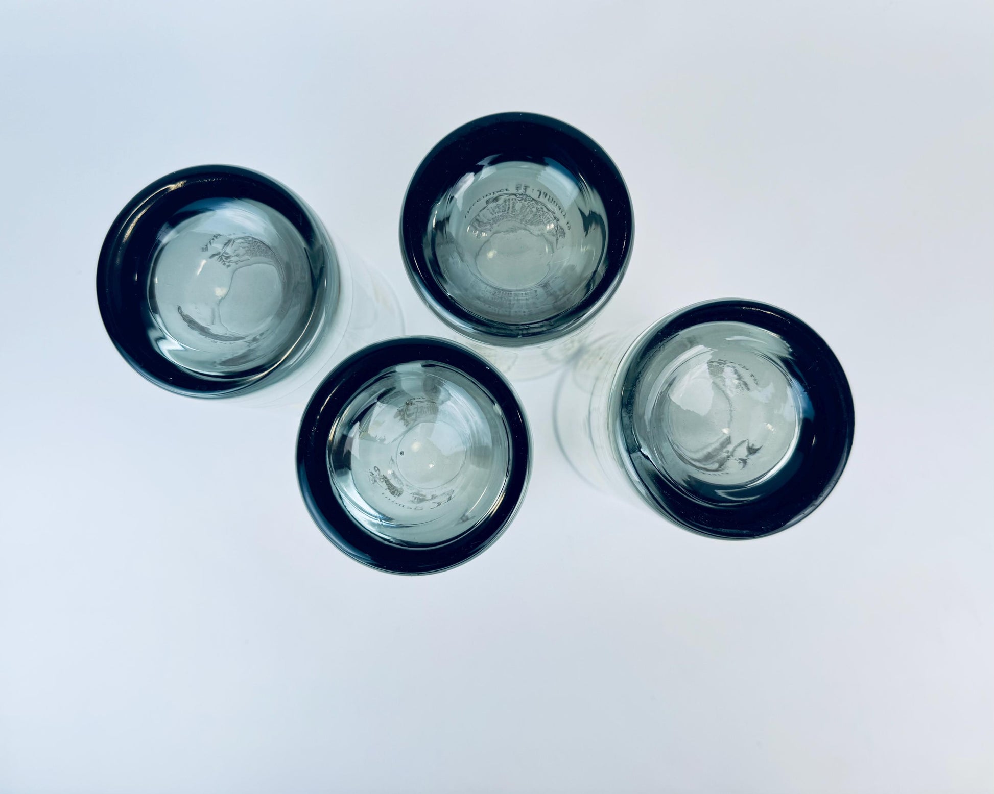 Product image for 'vintage federal glass zodiac tumblers set of 4 astrological highball glasses' (view 850cc3)