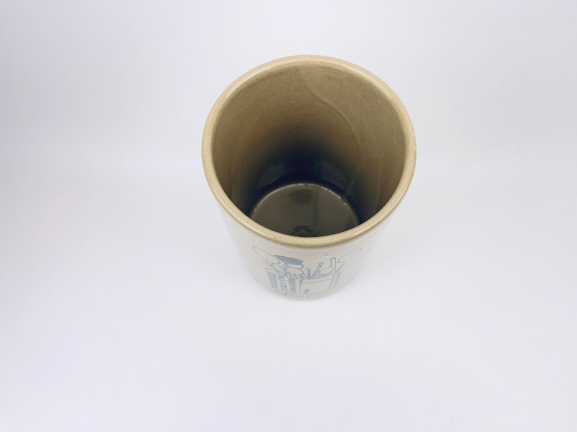 Product image for 'vintage stoneware kitchen utensils countertop container pearsons of chesterfield 1810 made in england' (view 74d120)