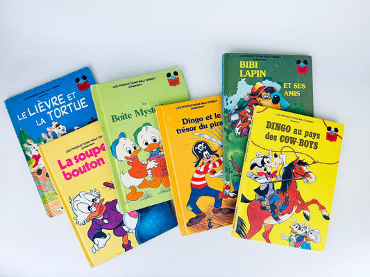 Product image for 'vintage francais walt disney livres pour enfants a couverture rigide vendus separement' (view e8b7be)