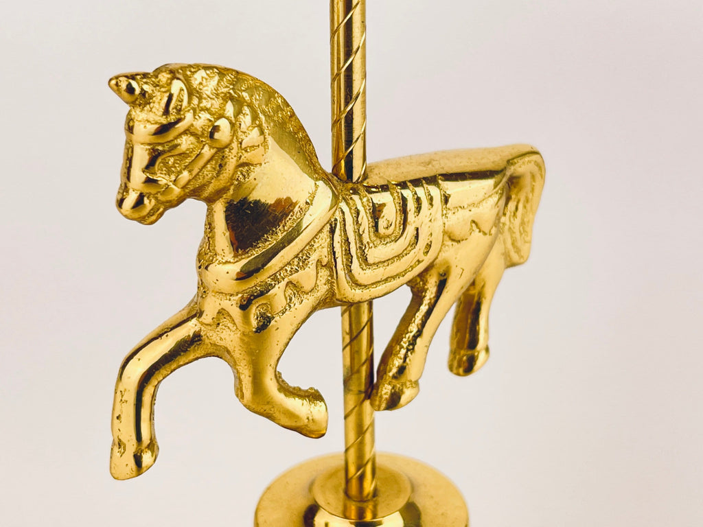 Product image for 'vintage horse carousel brass bell' (view 76c79a)