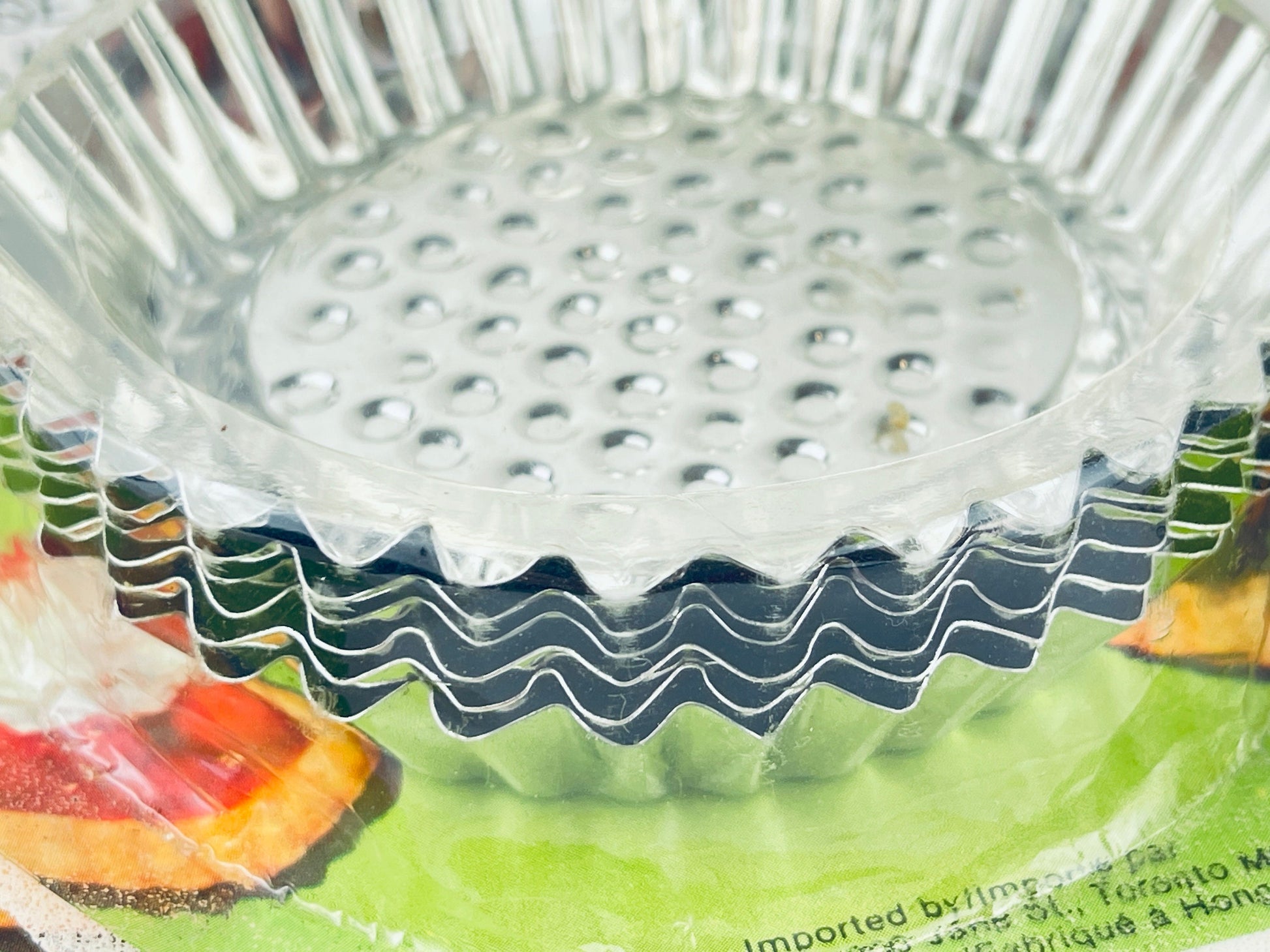 Product image for 'vintage gourmaide metal tart molds set of six 6 made in hong kong new old stock nos' (view 2fac46)