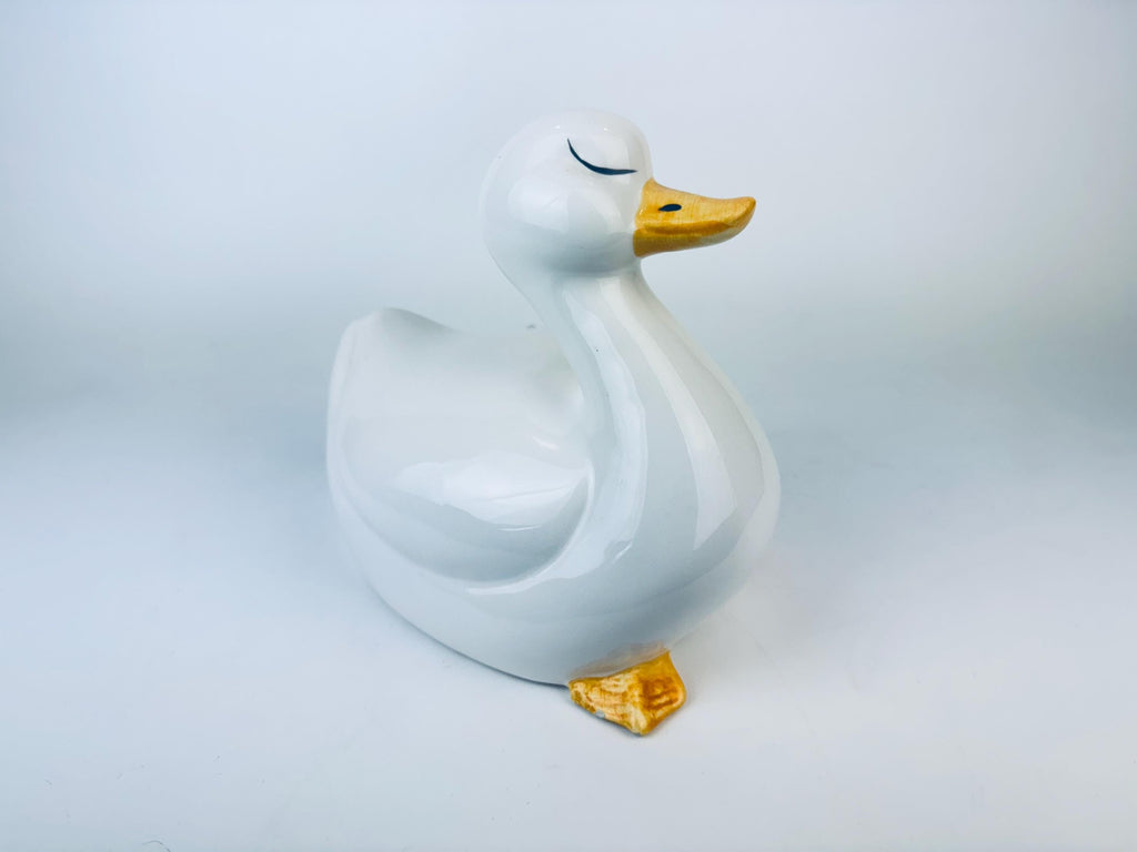 Product image for 'vintage large white ceramic duck figurine' (view 6ebedf)