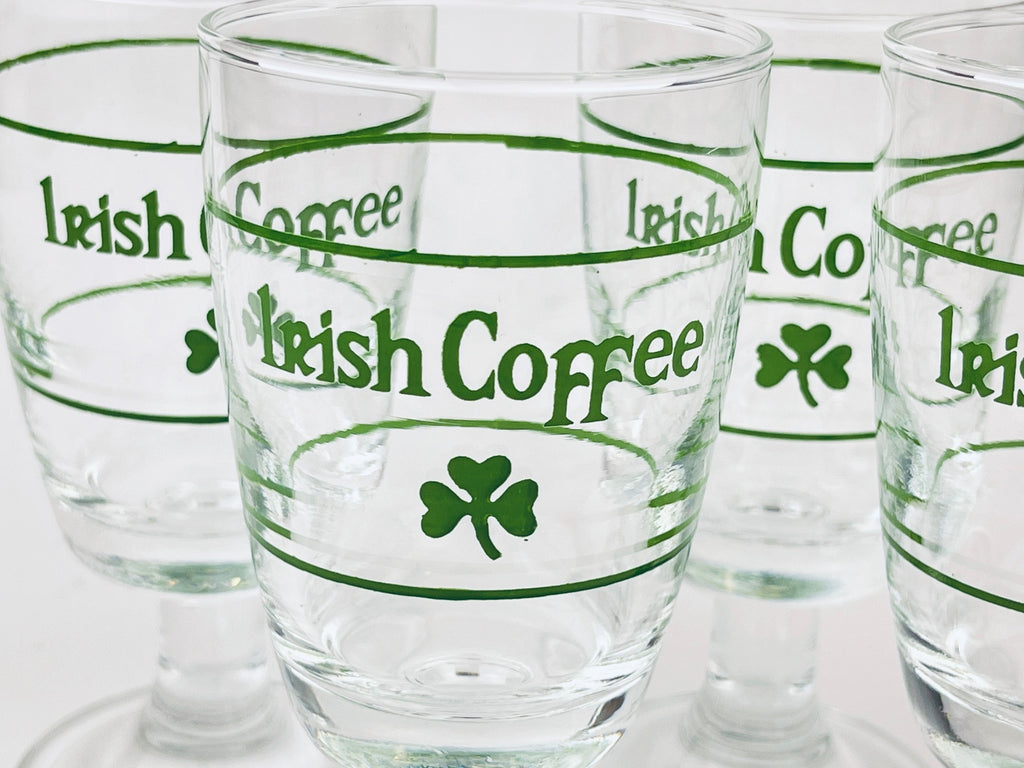 Product image for 'vintage irish coffee glasses set of four 4' (view 2a2f32)