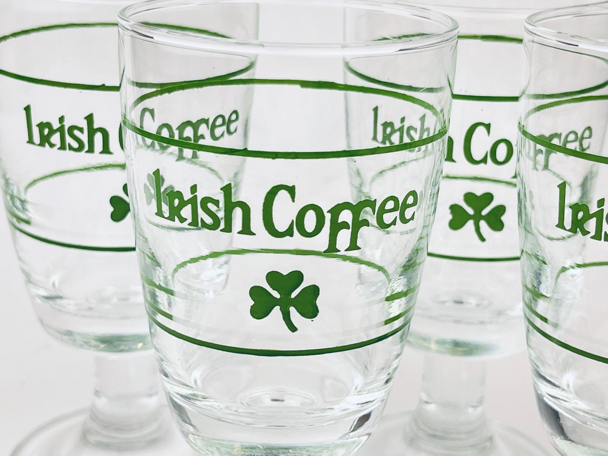 Product image for 'vintage irish coffee glasses set of four 4' (view 2a2f32)