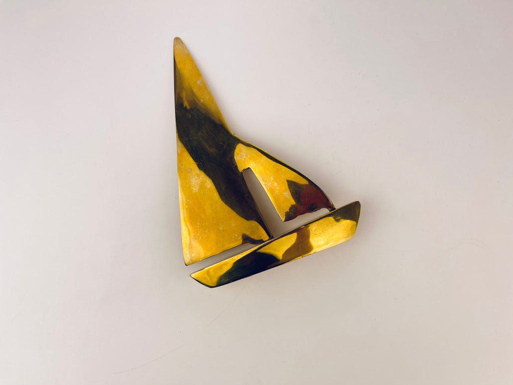 Product image for 'vintage brass sailboat sculptures mid century nautical elegance sold separately' (view 91f62e)