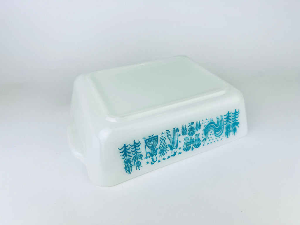 Product image for 'vintage large butterprint amish pyrex refrigerator fridgie dish 503 1 1 2 qt made in usa' (view ea87d2)