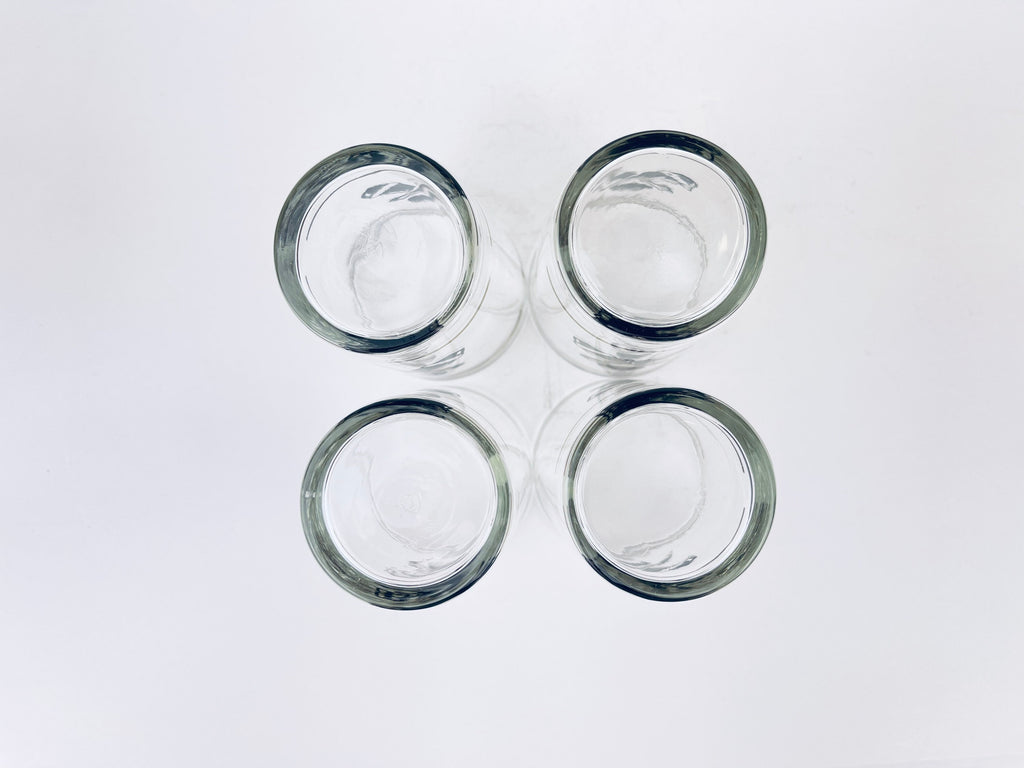 Product image for 'vintage federal bowling glasses set of 4 gold black barware' (view f14ba8)