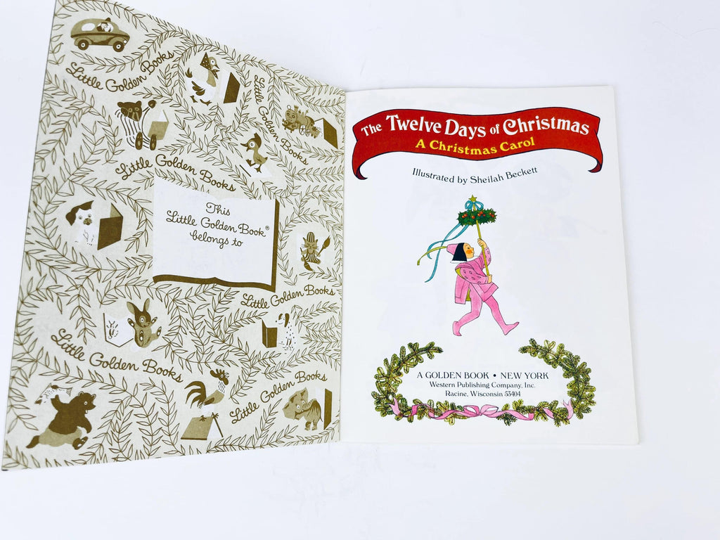 Product image for 'vintage the twelve days of christmas a christmas carol a little golden book' (view ed6015)