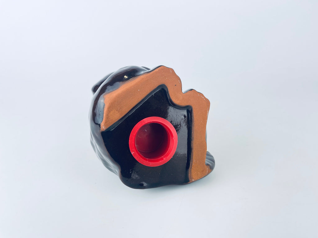 Product image for 'vintage red clay mcmaster craft beaver piggy bank made in canada' (view 51e966)