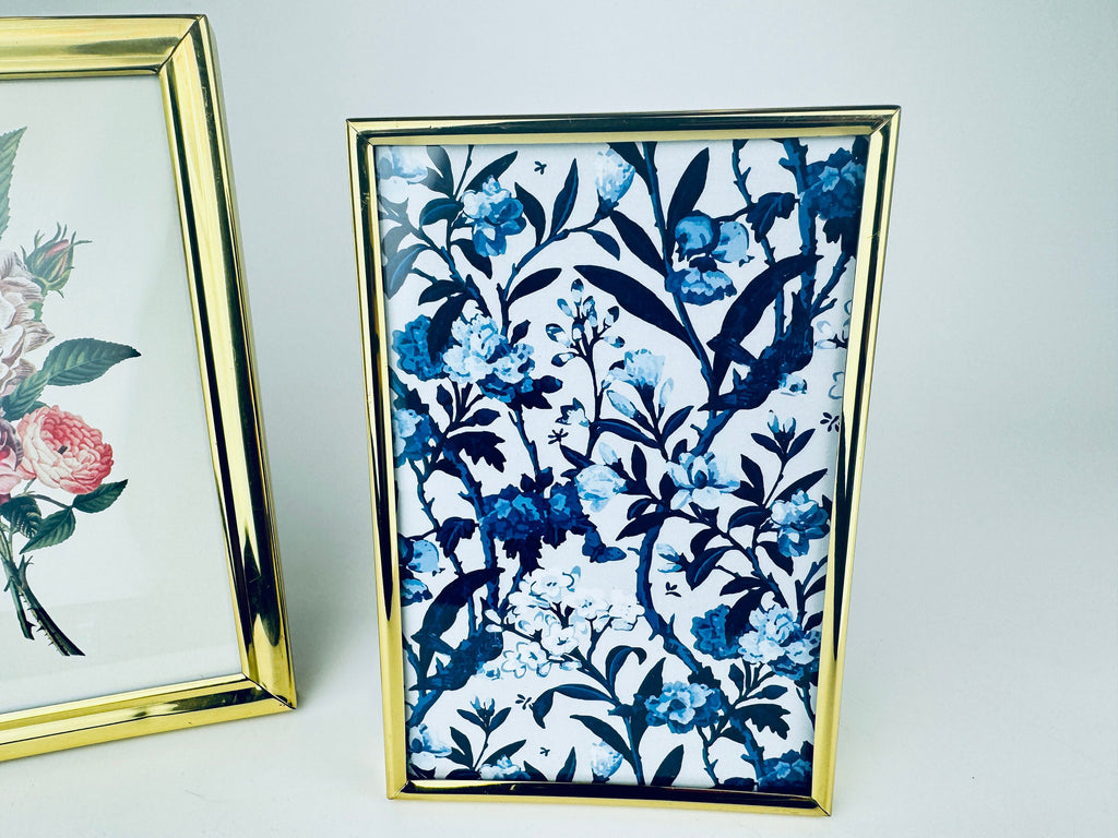 Product image for 'vintage solid brass gold tabletop picture frames 4 x 6 sold separately' (view 4f3a15)