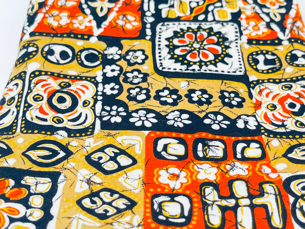 Product image for 'vintage bohemian patchwork fabric bold geometric floral design 33 x 76' (view 27b7d0)