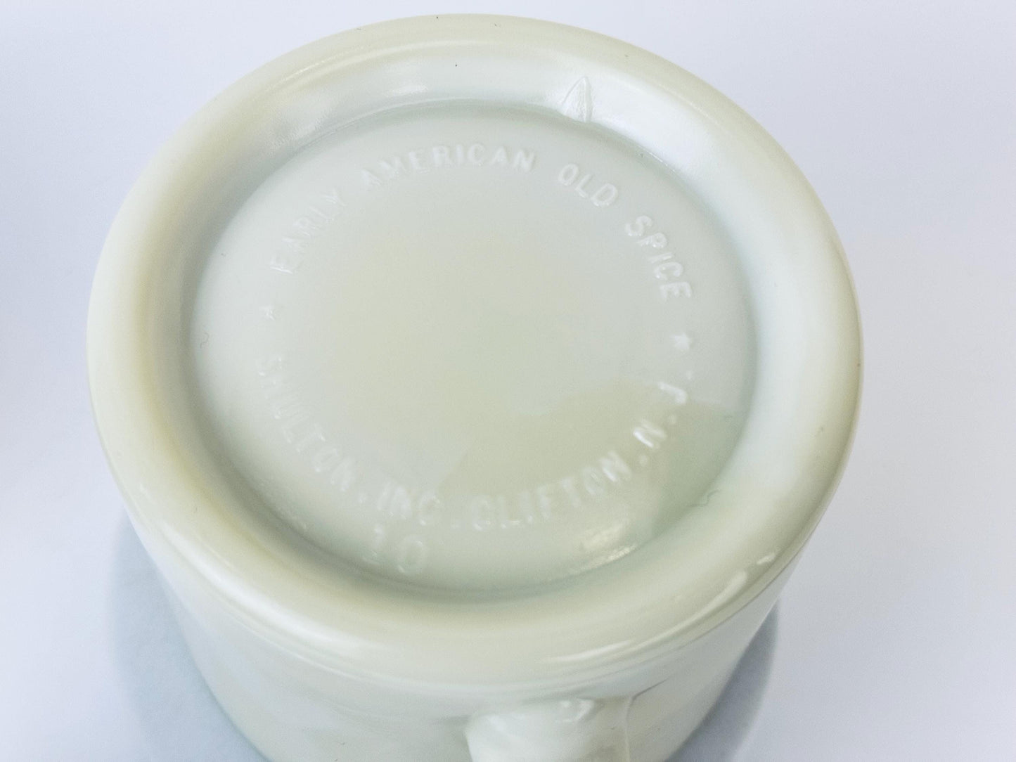 Product image for 'vintage old spice glass shaving cup mug ship grand turk salem 1786 shulton' (view 64bd39)