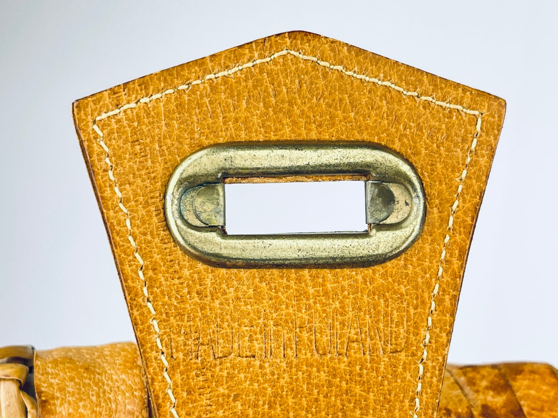 Product image for 'vintage dagmar leather wicker picnic basket made in poland' (view d78dc2)