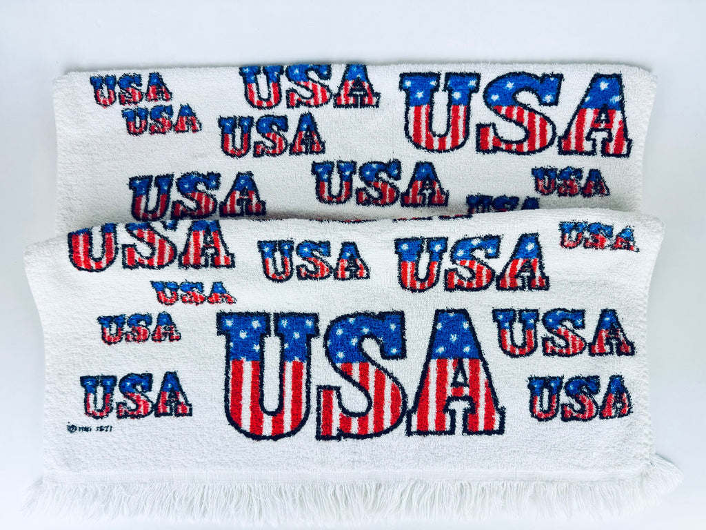 Product image for 'vintage usa cannon bath fringe towel made in usa all cotton new old stock nos' (view acd80a)