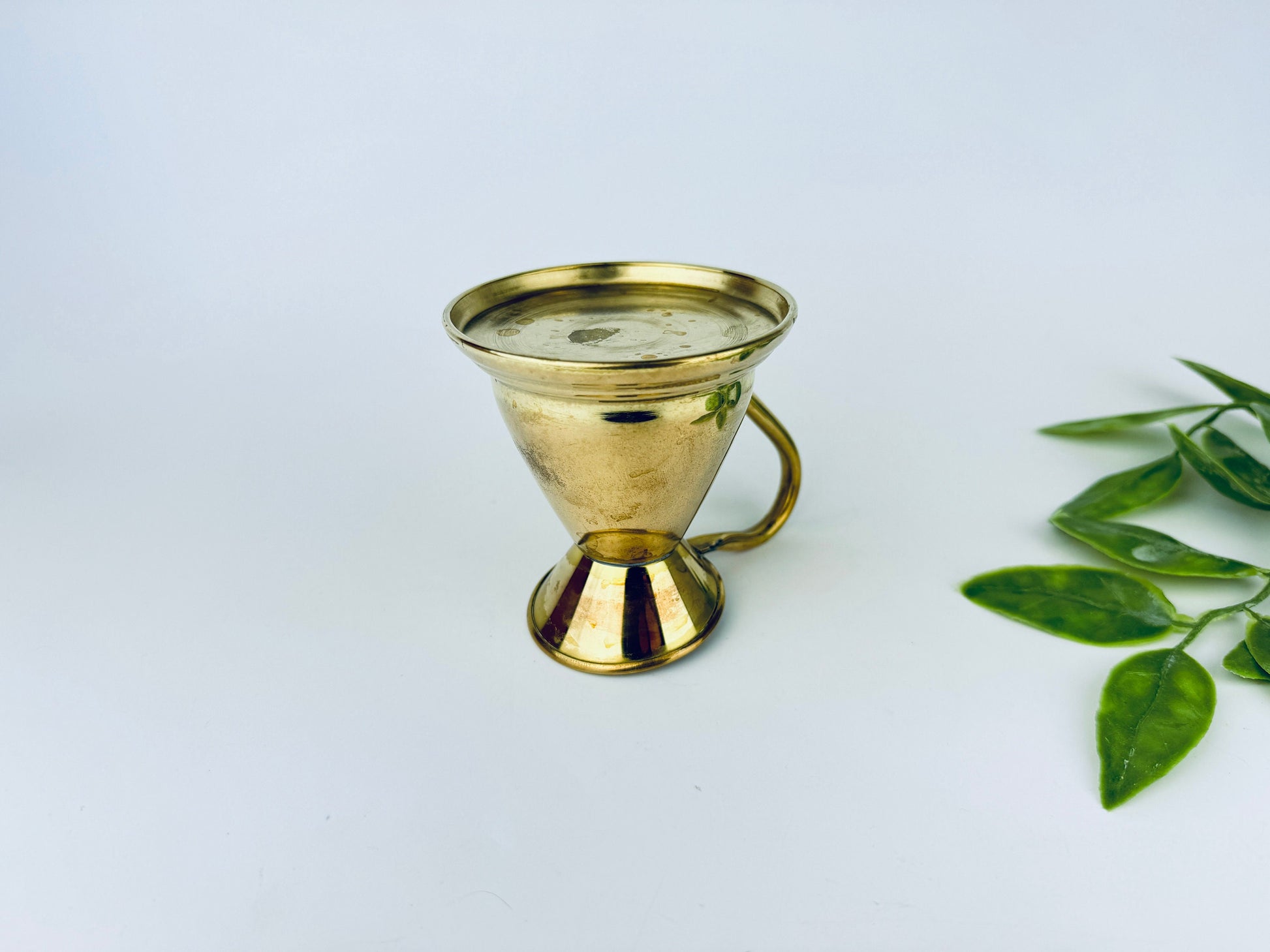 Product image for 'vintage small brass watering pitcher indoor plant waterer attractive aged metal patina' (view 3e3d24)