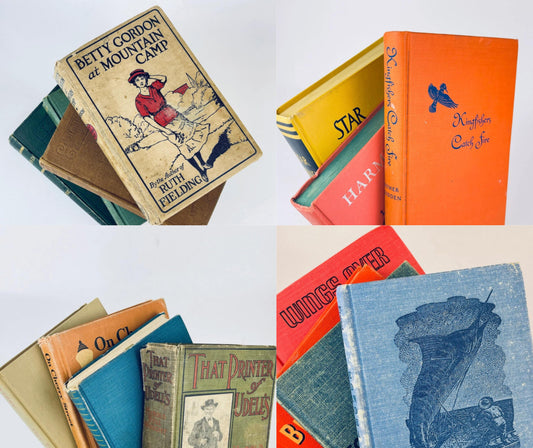Product image for 'vintage antique decorative hard cover book bundle sets sets sold separately' (view 4d691a)