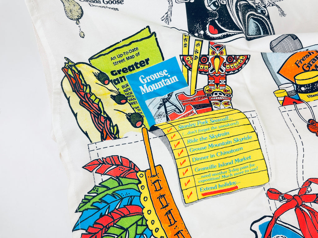 Product image for 'vintage funny vancouver british columbia canada tourism full apron landmark locations social bull factory' (view db6428)