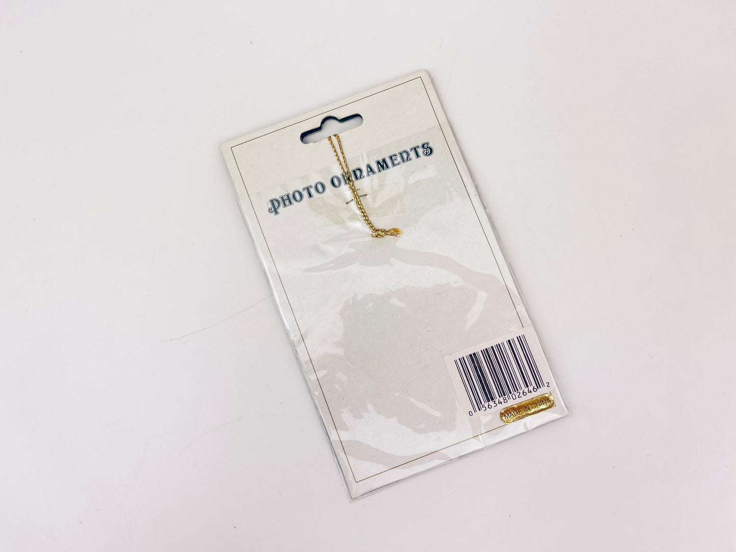 Product image for 'vintage solid brass christmas photo ornament church chapel' (view 8cea58)