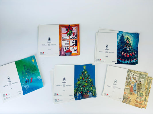 Product image for 'vintage bellefair christmas cards seasonal cards envelopes made in canada new old stock nos' (view c98290)