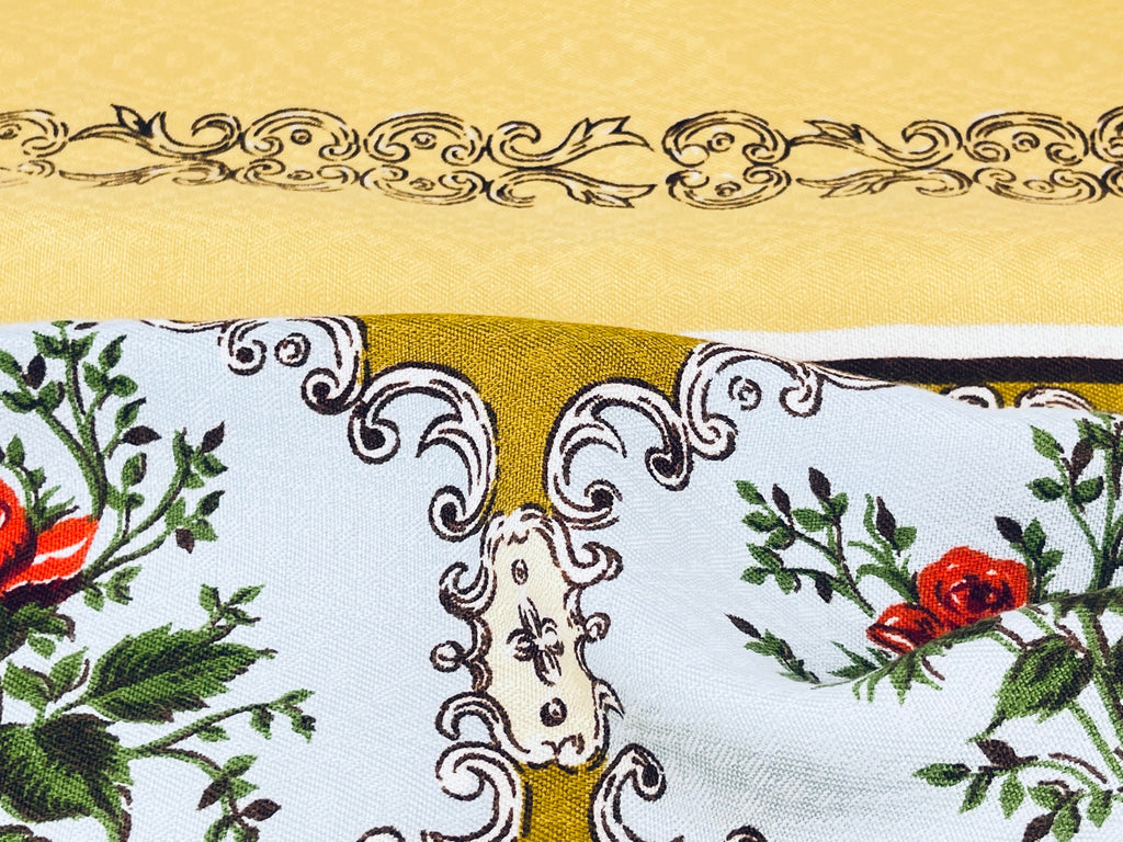 Product image for 'vintage rectangular table cloth napkin set set of twelve 12 lace edge' (view 84c3fe)