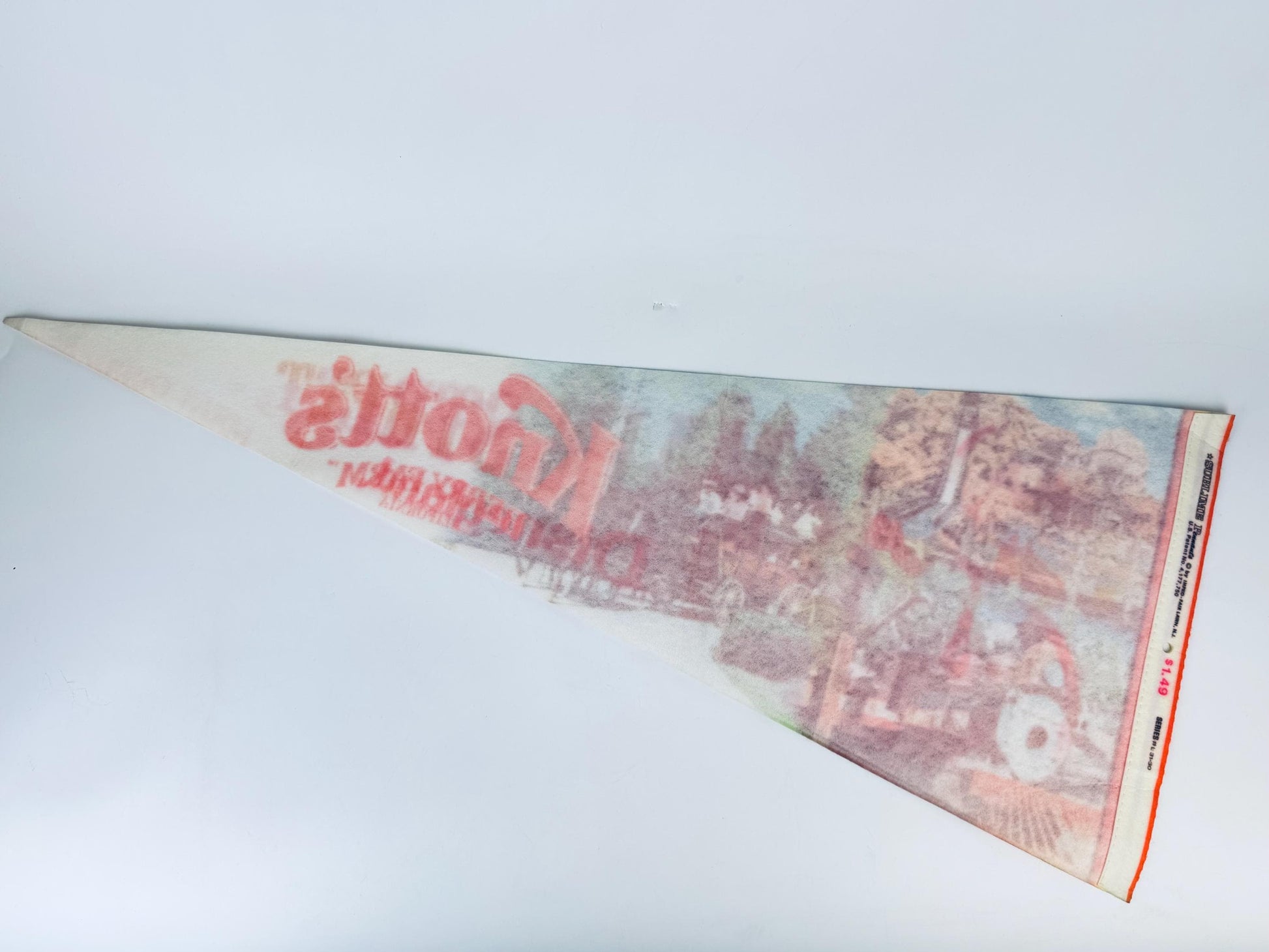 Product image for 'vintage 1980s souvenir felt pennant bold tapered wall hanging sold separately' (view 4815f3)