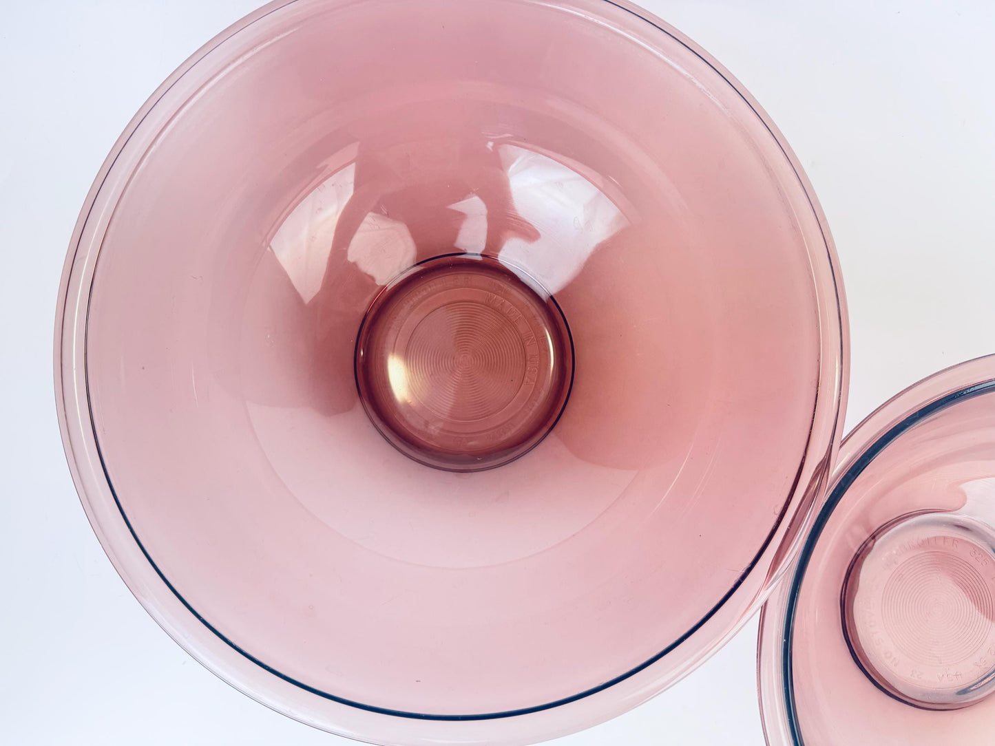 Product image for 'vintage cranberry purple glass mixing bowls sold separately' (view f3cc0b)