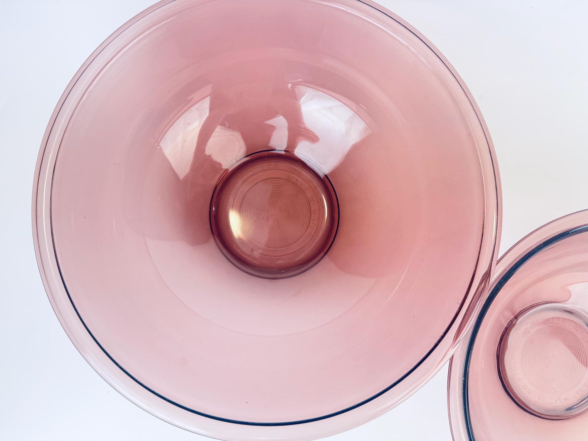 Product image for 'vintage cranberry purple glass mixing bowls sold separately' (view f3cc0b)