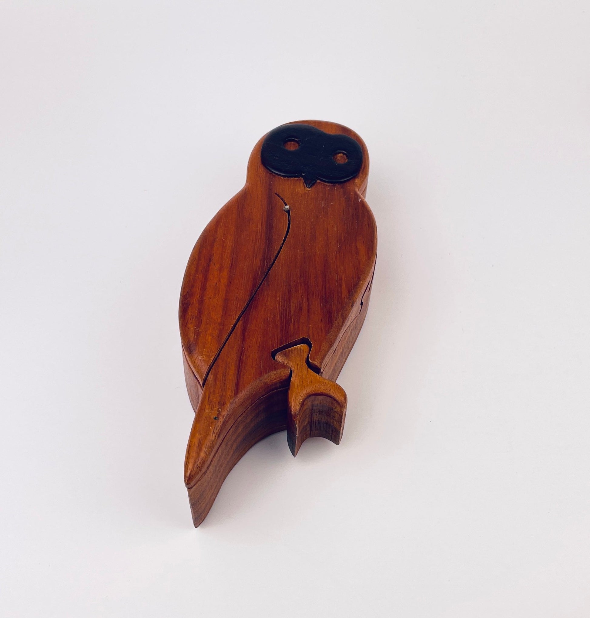 Product image for 'woodland whimsy vintage handmade owl puzzle keepsake box' (view 6c913d)