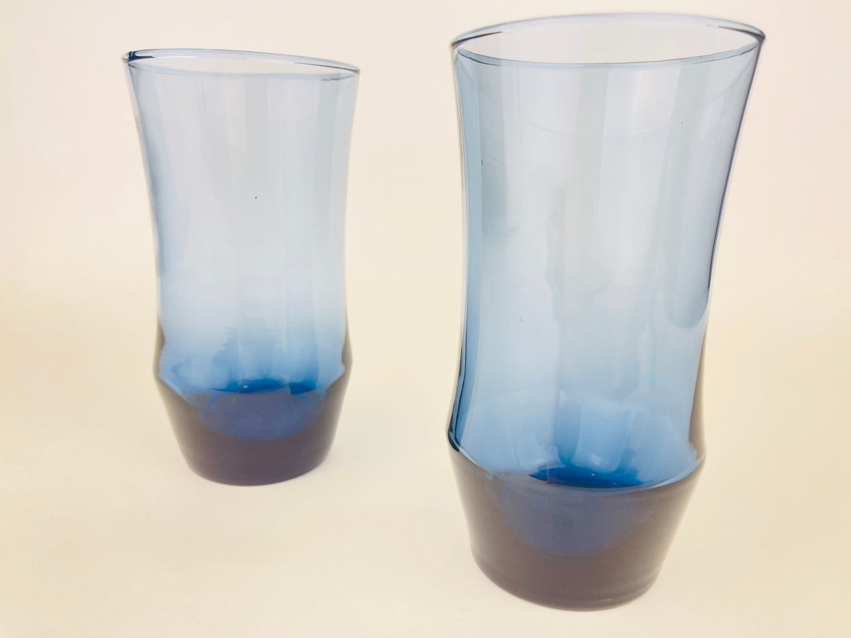 Product image for 'vintage mcm libbey apollo blue glassware sets sold separately' (view a53c75)