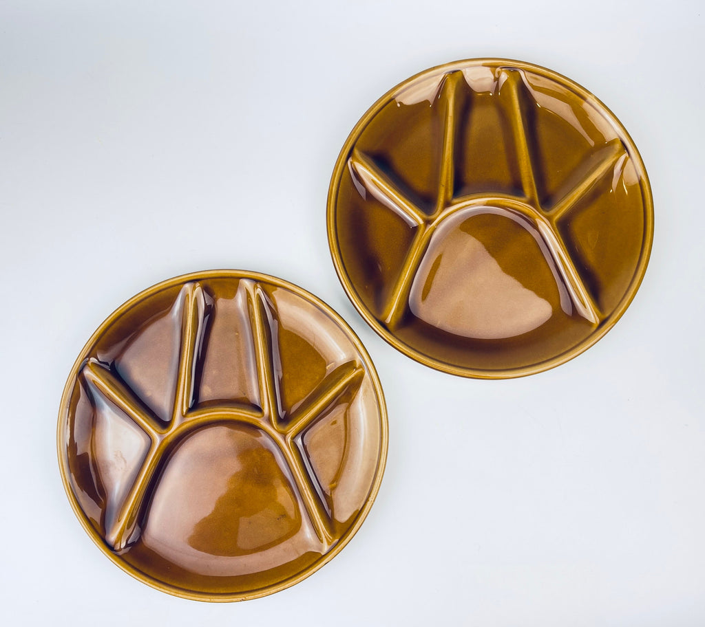 Product image for 'vintage niderville france glazed ceramic 8 5 fondue sushi plates set of two 2 made in france colour sets sold separately' (view 87dfa1)