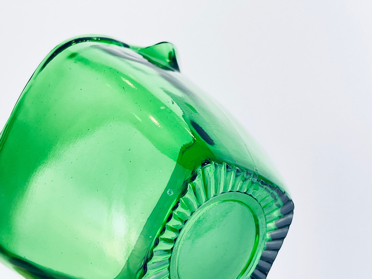Product image for 'vintage anchor hocking emerald green glass cream sugar set' (view 29aa7d)