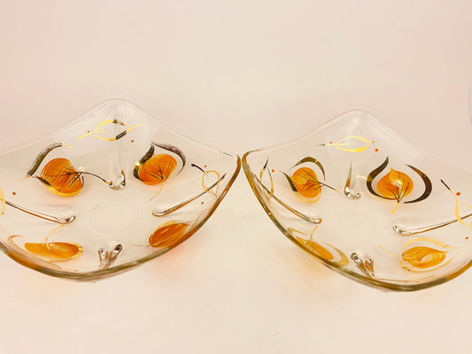 Product image for 'vintage anchor hocking enchant ware glass bowls set of 2 gold apricot mid century decor' (view 32f1f1)