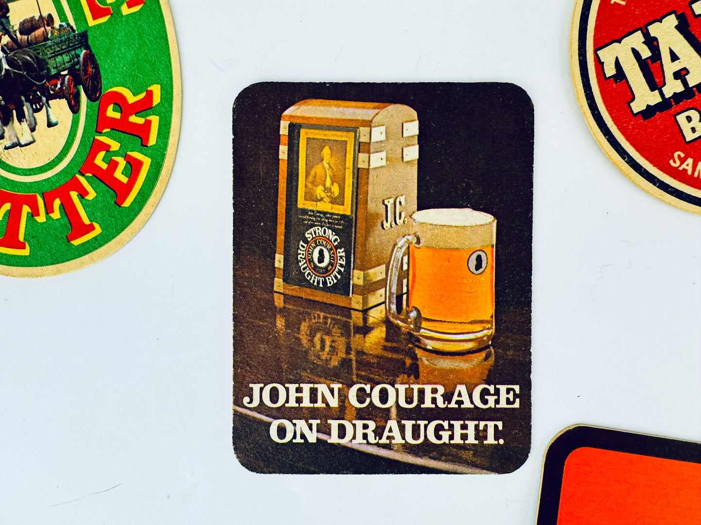 Product image for 'vintage english bitter ale bar coasters beer cocktail mat sold separately' (view 0afb1d)
