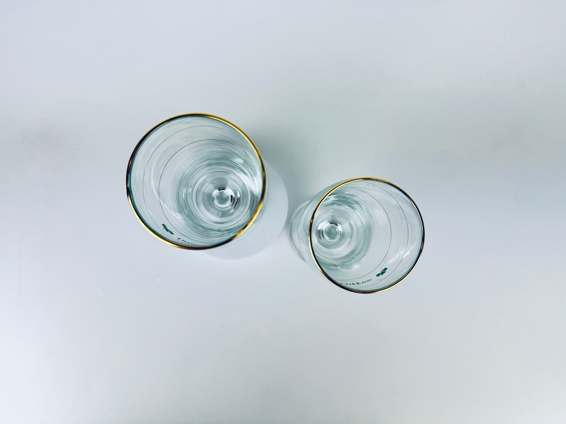 Product image for 'vintage irish spanish coffee gold rimmed goblets sets sold separately' (view fa8b0f)