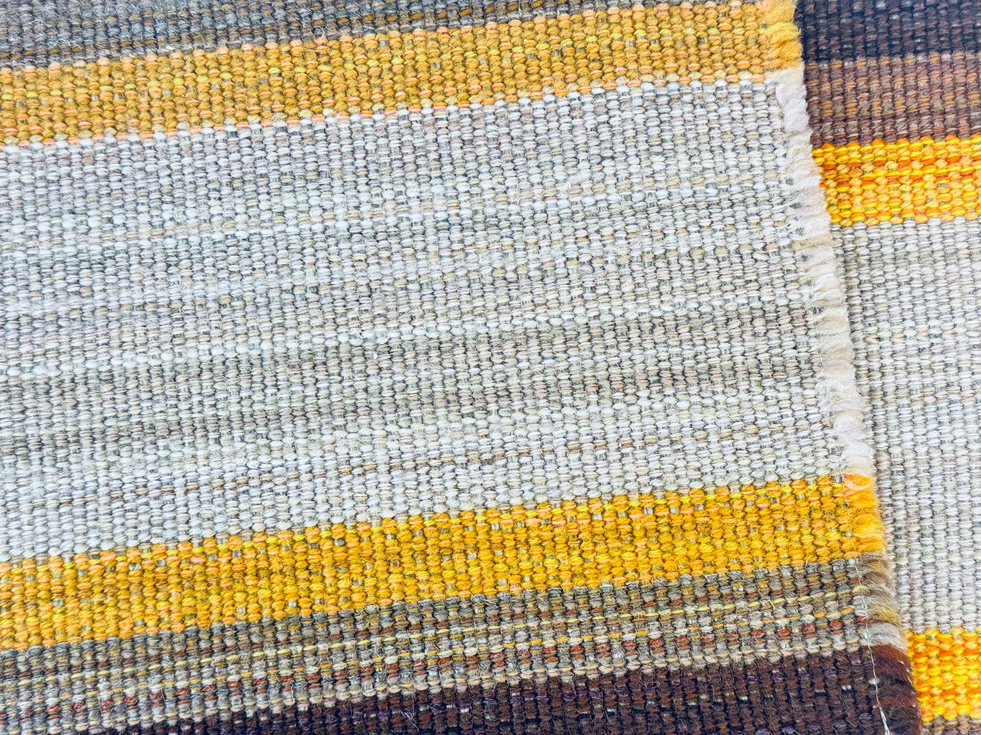 Product image for 'vintage beige brown striped fringe style place mats sets sold separately' (view c0f9aa)