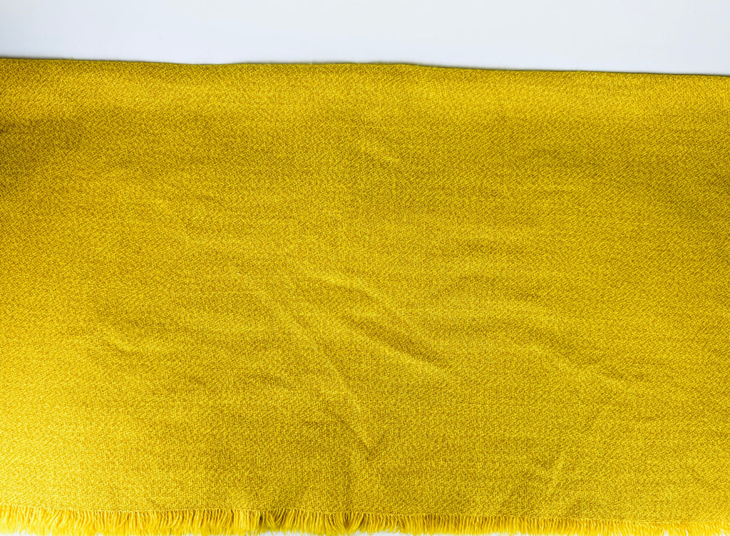 Product image for 'vintage yellow fringe square table cloth 38 x 38' (view 46ce47)