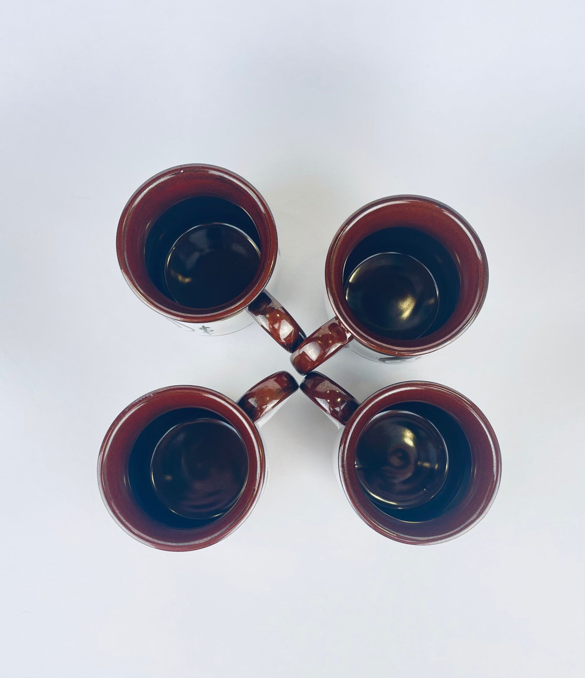 Product image for 'vintage atomic eye ceramic mugs set of four 4 made in japan' (view 7bd807)
