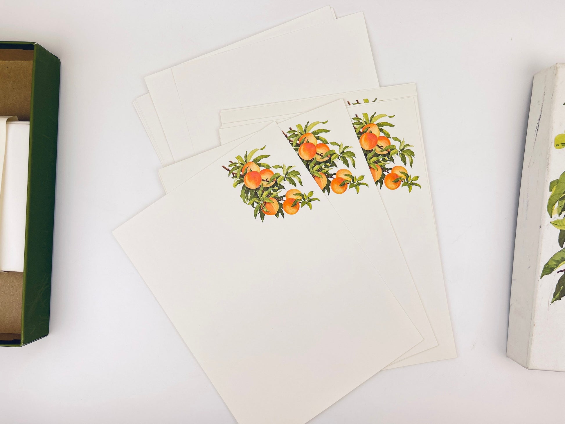 Product image for 'vintage eatons peach tree stationary greeting cards' (view b73ba3)